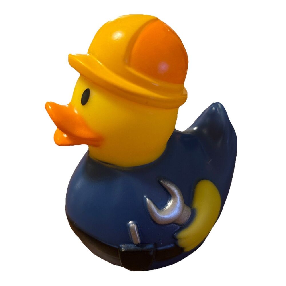 Greenbrier Mechanic Handyman Rubber Duck Big 4" Plastic For Kids Or Jeep